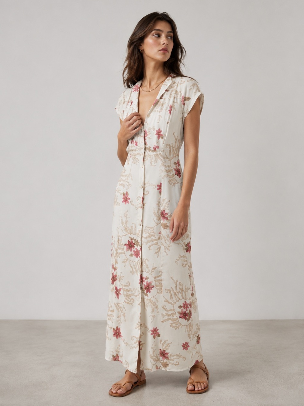 🎉LAST PIECE 🎉Free People Women's Rosemary Printed Midi‎